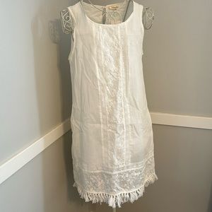 Feather & Birch white eyelet dress NWT